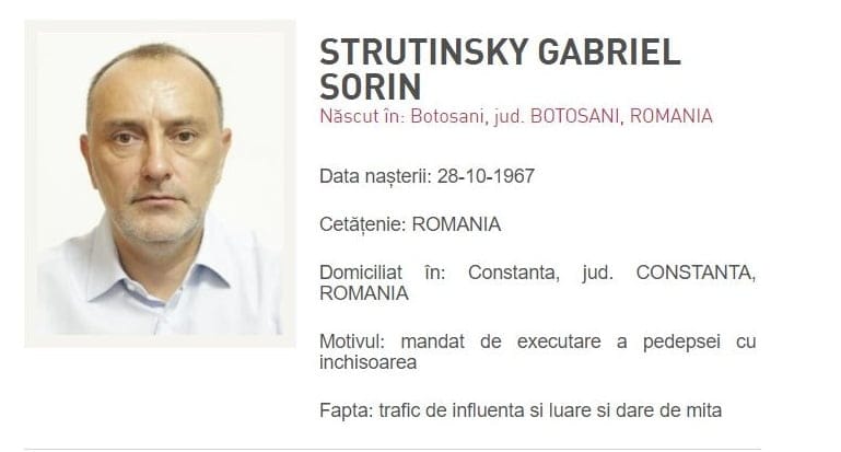 UPDATE Sorin Strutinsky, un om de 10. Lua 10% șpagă, a primit 10 ani de închisoare