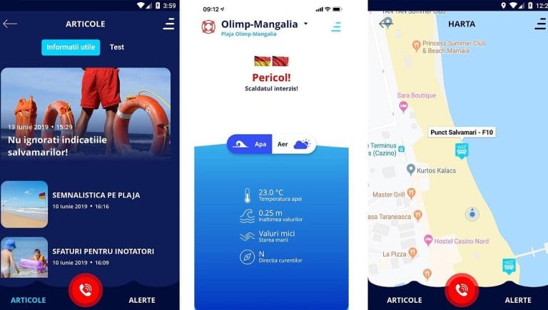 SEA STATUS, aplicația care ar putea salva vieți pe litoral