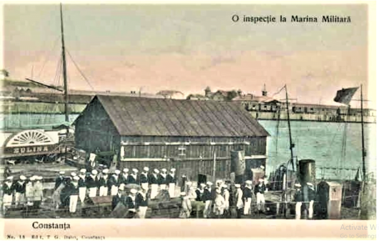 Vaporul „Sulina”, salon literar în Portul Constanța, la începutul secolulul XX