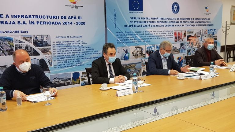 Investiții de 56 de milioane de lei în rețele de apă și de canalizare pentru locuitorii din Cernavodă, Făclia, Tortoman, Mircea Vodă și Satu Nou