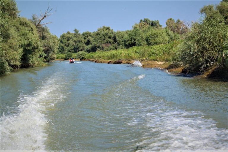 Vitezele admise pe canalele Deltei Dunării. Cât este amenda dacă te prinde radarul
