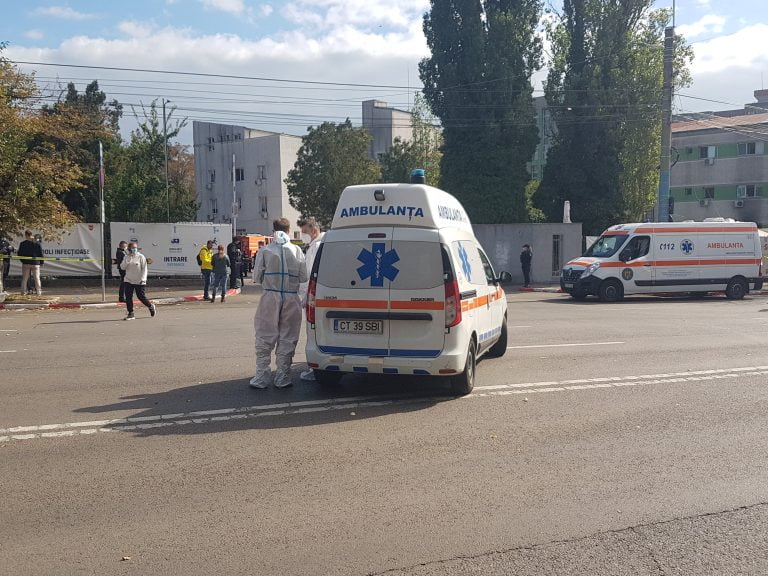1 octombrie 2021 - Incendiu la Spitalul de Boli Infecțioase Constanța