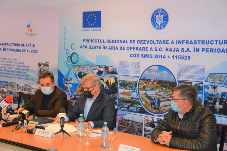 Noi investiții în rețele de apă și de canalizare din Medgidia
