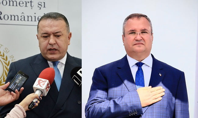 Mihai Daraban (președinte CCIR) și premierul Nicolae Ciucă