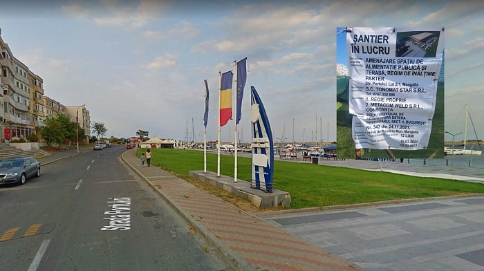 Șeful Sanatoriului Mangalia își construiește restaurant pe spațiul verde din Portul Mangalia