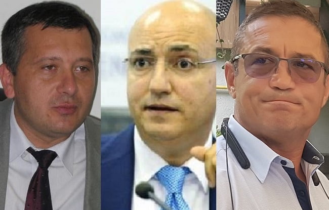Procurorul Gigi Valentin Ștefan (stânga), Lucian Duță și procurorul Teodor Niță (dreapta) - colaj foto