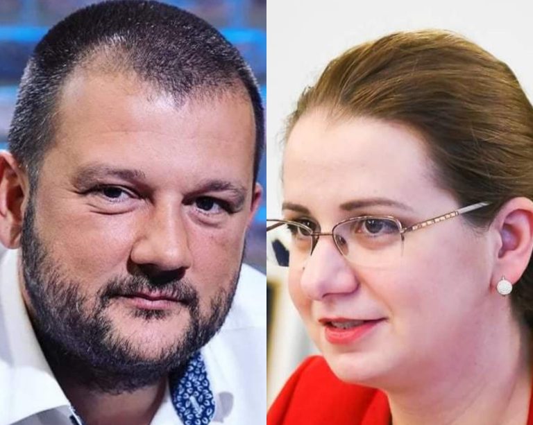 Deputatul Bogdan Bola și ministrul Ligia Deca