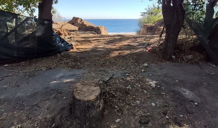 A treia sancțiune primită de Verioti pentru excavarea ilegală a falezei din Constanța