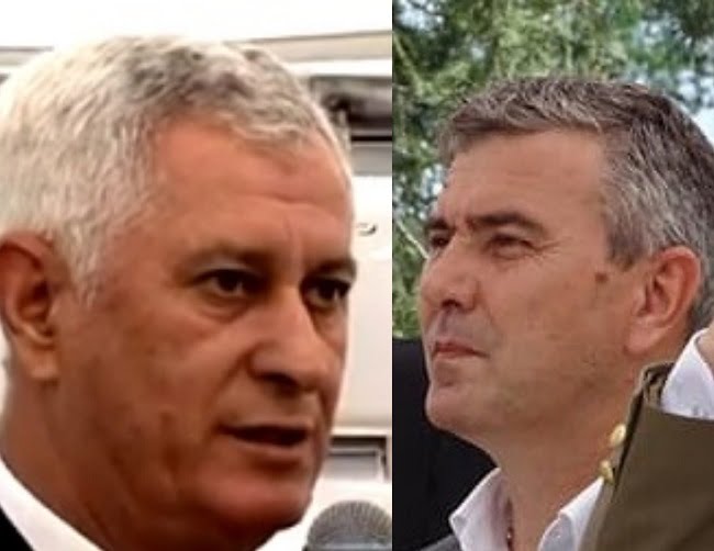 Ion Preda și Gheorghe Cojocaru (primar Murfatlar) - colaj foto