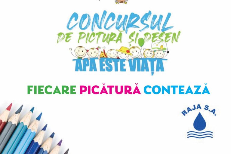 O nouă ediție a concursului “Apa este viață!”