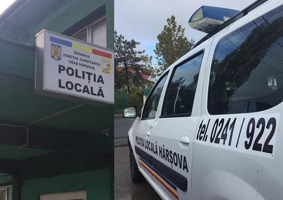 Colaj foto Poliția Locală Hârșova sursa: Facebook