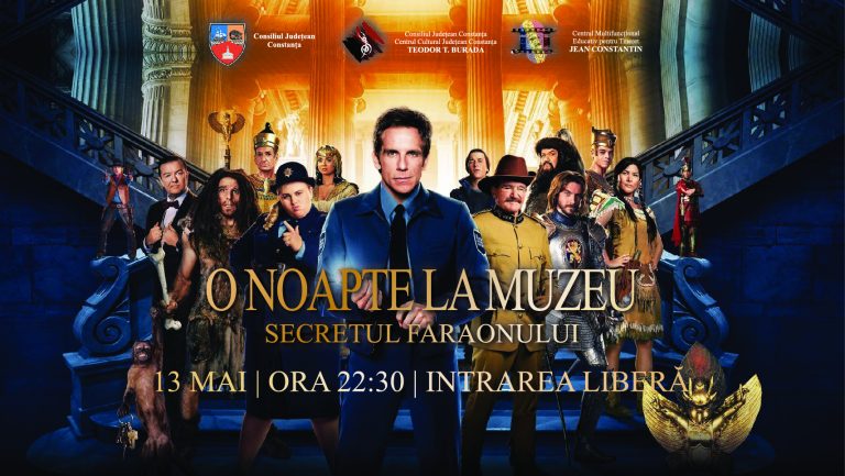 „O noapte la muzeu: Secretul faraonului”, film pentru cinefilii nocturni constănțeni