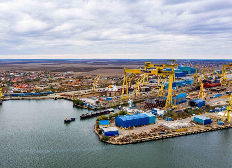 Șantierul naval Damen Mangalia FOTO: Damen
