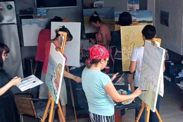 Tabăra de Pictură „Kreator Art – Dobrogea”, o experiență culturală inedită la malul mării