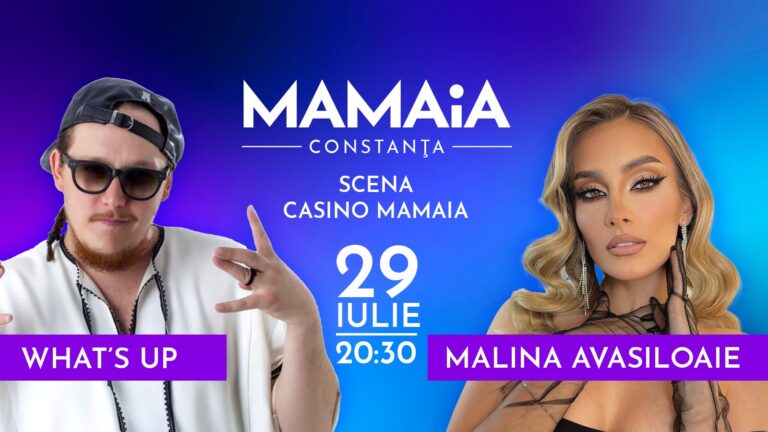 What’s Up și Mădălina Avasiloaie, concert în Piațeta Cazino din Mamaia
