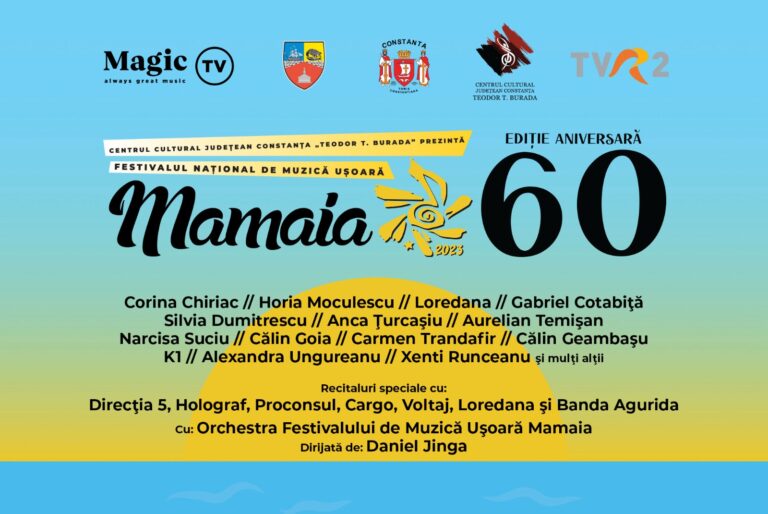 Programul Festivalului Național de Muzică Ușoară Mamaia, ediția aniversară – 60 de ani