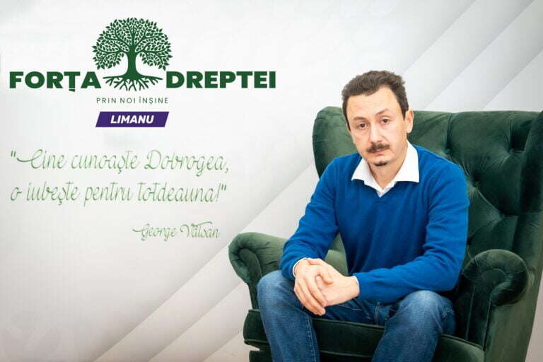 PROFIL DE CANDIDAT. Bogdan Vlădescu (Forța Dreptei): „Peste 60% din comuna Limanu nu are infrastructură rutieră modernizată sau sistem de canalizare funcțional”
