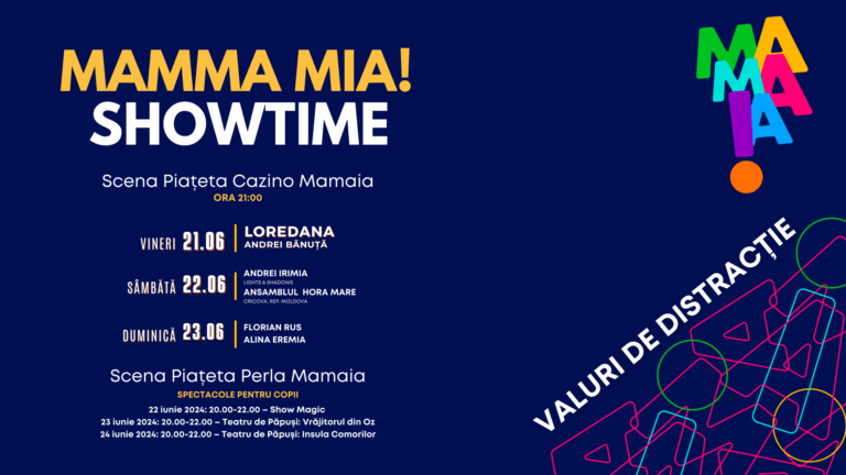 Minivacanța de Rusalii la Mamaia: Valuri de distracție și concerte senzaționale sub conceptul MAMMA MIA ! SHOWTIME