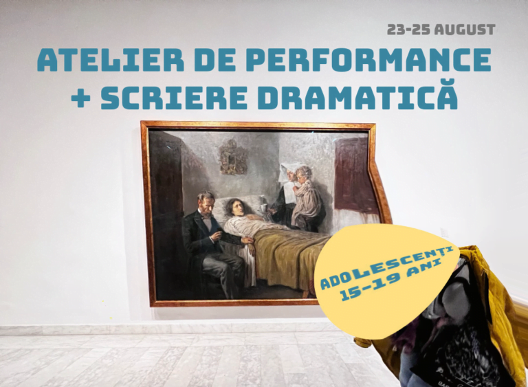 Atelier de performance și scriere dramatică pentru adolescenți, în cadrul SEAS 2024