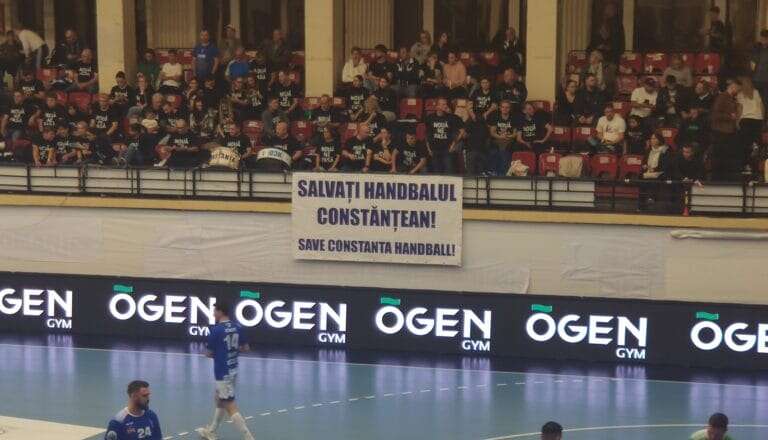 VIDEO „Salvați handbalul constănțean”. CSM Constanța, în colaps? Suporteri: Sportivii sunt neplătiți de 3-4 luni