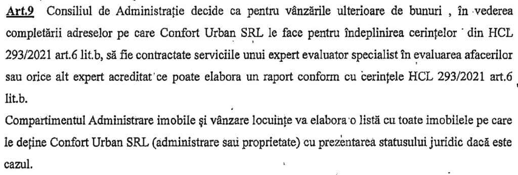 Chițac a dat dispoziție conducerii Confort Urban să întocmească o listă ...