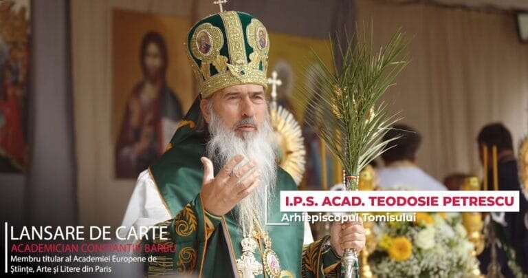 Deși nu este membru al Academiei Române, IPS Teodosie se semnează cu acest titlu. „Ne consideră o turmă fără carte”