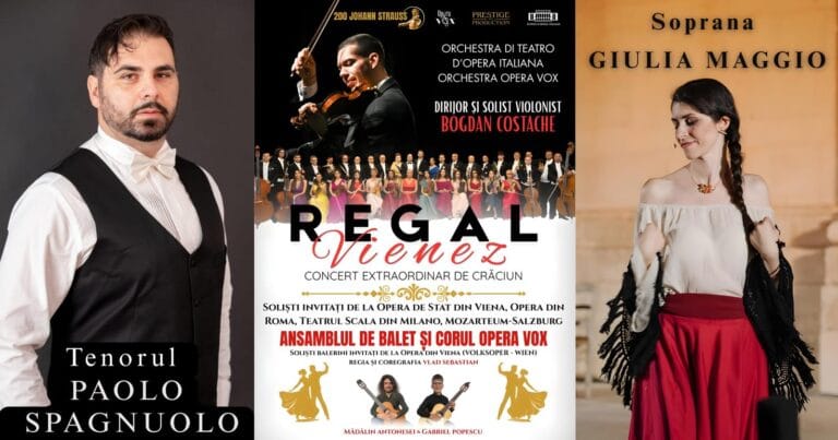 Turneul Național „Regal Vienez” revine la Constanța. „De Crăciun, sufletul cere muzică nobilă, emoție și rafinament”