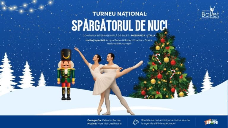 #ValuriDeCultură în toată țara: „Spărgătorul de Nuci” pornește într-un turneu național! Magia Crăciunului ajunge la Constanța pe 14 noiembrie