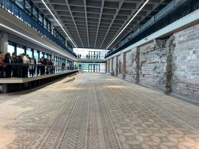 FOTO Edificiul Roman cu Mozaic, complex arhitectural ridicat în perioada romano-bizantină la Tomis, redeschis publicului