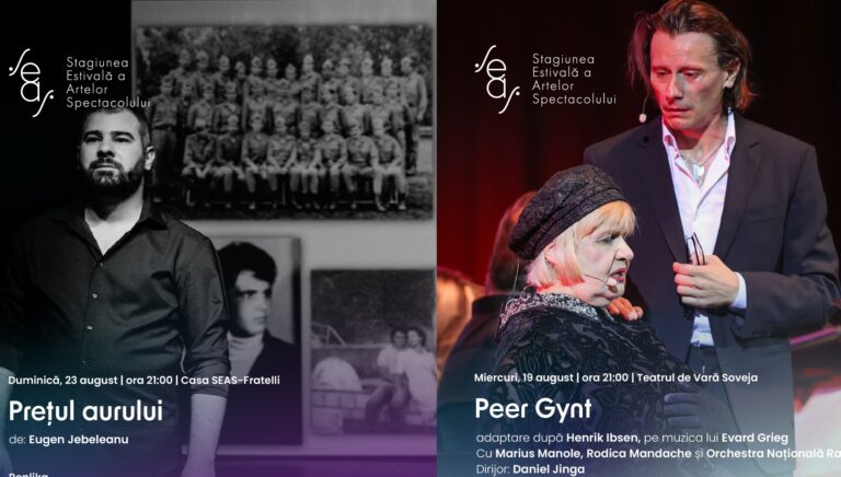 O nouă săptămână de SEAS: Teatru, muzică și spectacole pentru copii, între 17 și 23 august